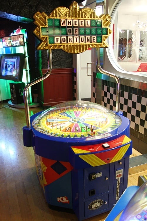 Wheel of Fortune arcade game