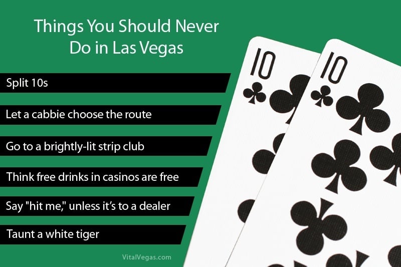 Useless Infographic of the Day: Things You Should Never Do in Las Vegas