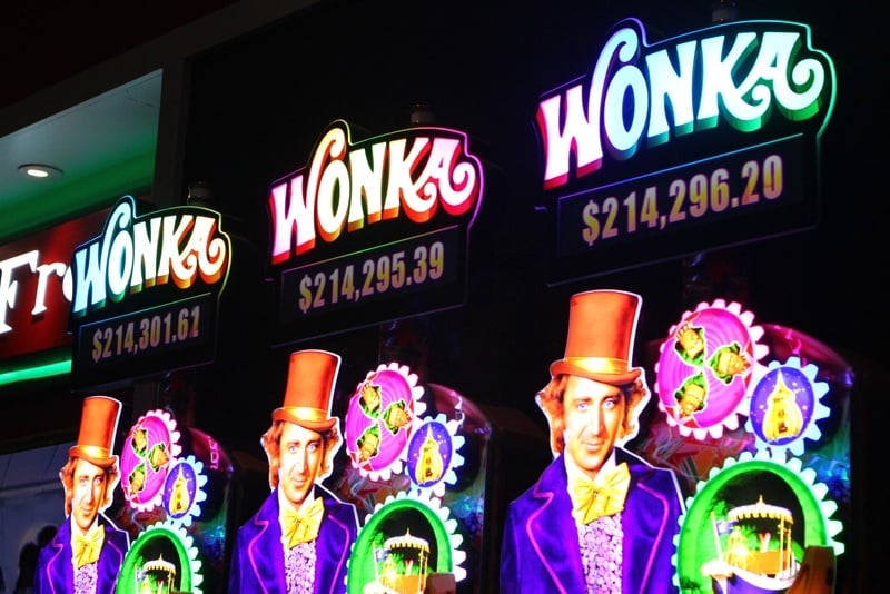 Willy Wonka slot machine
