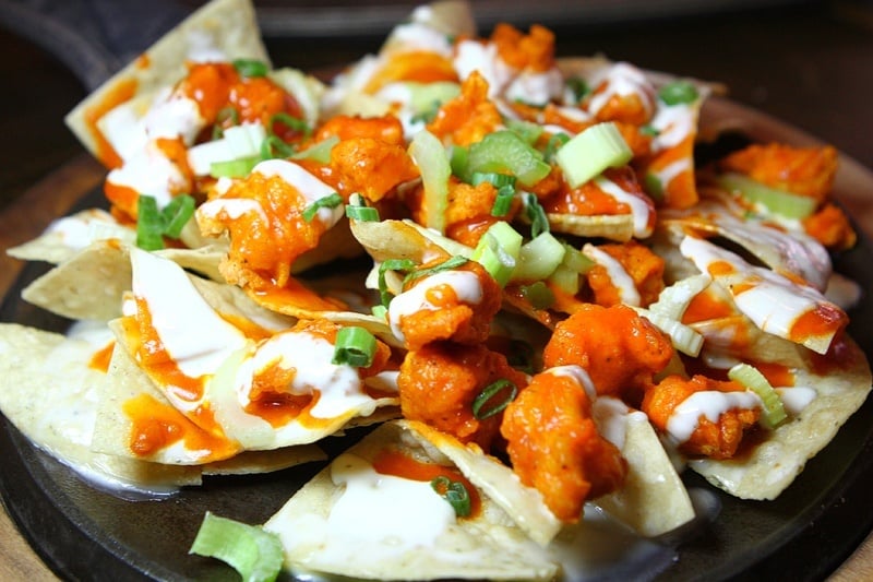 Hot Buffalo Nachos