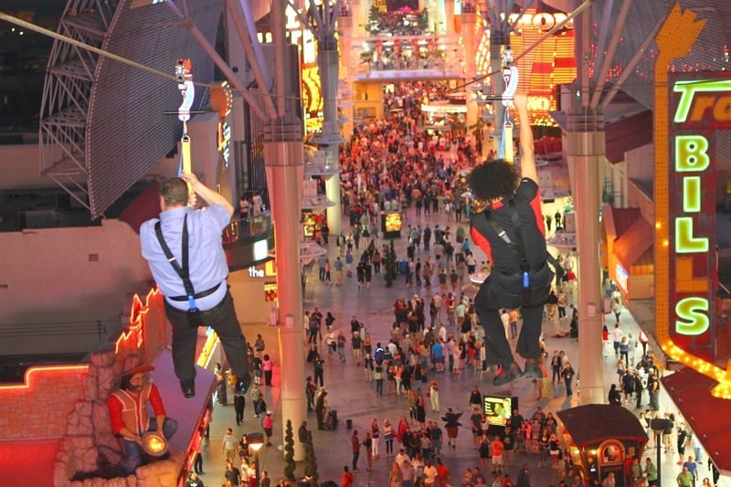 SlotZilla zip line Las Vegas