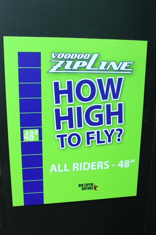 VooDoo zip line