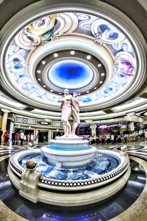 lobby at Caesars Palace