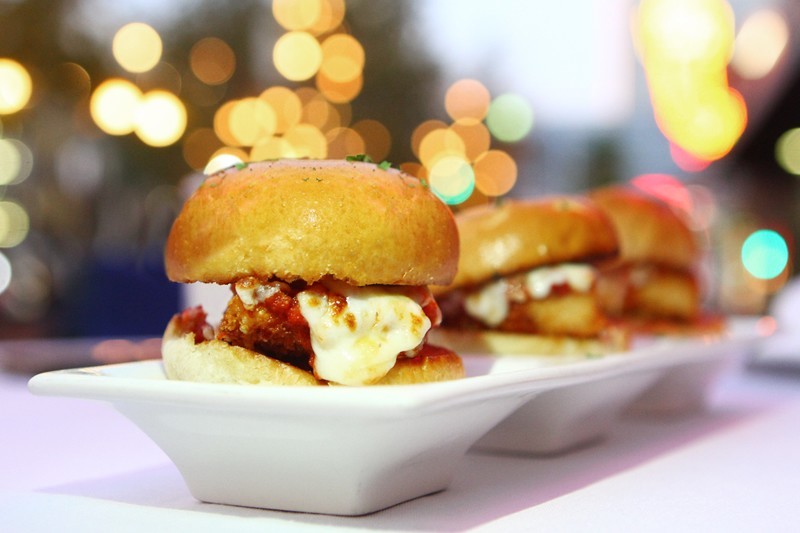 Chicken parm sliders