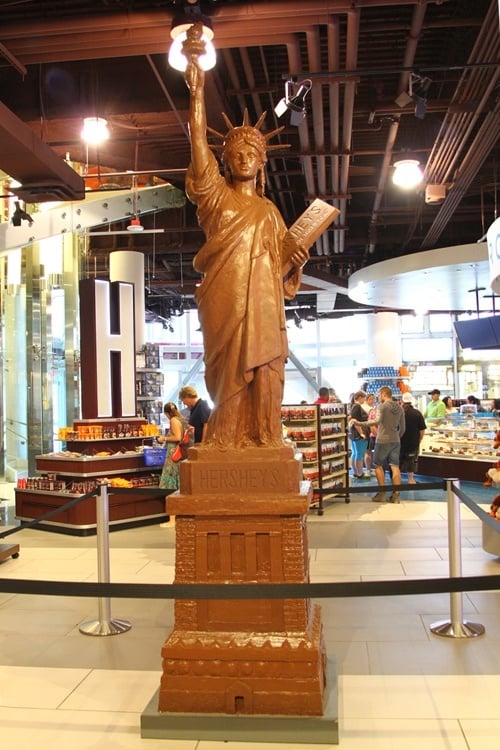 Hershey's Chocolate Lady Liberty