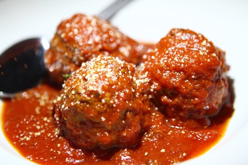 Pizza Rock meatballs