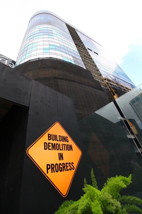 Harmon hotel demolition