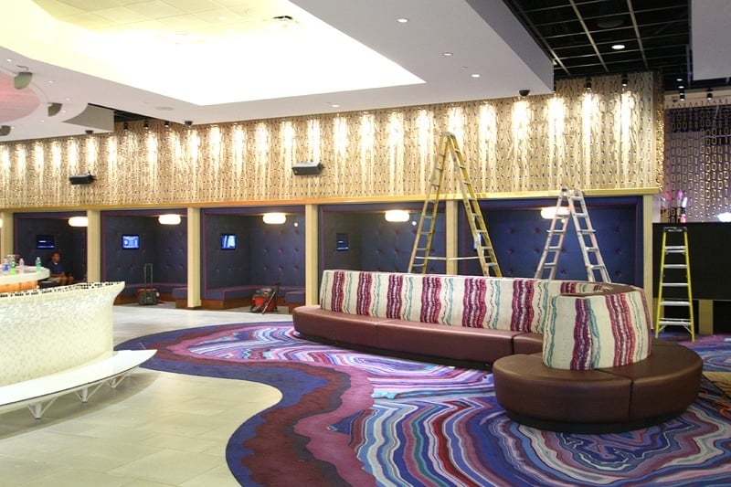 Linq lobby bar booths