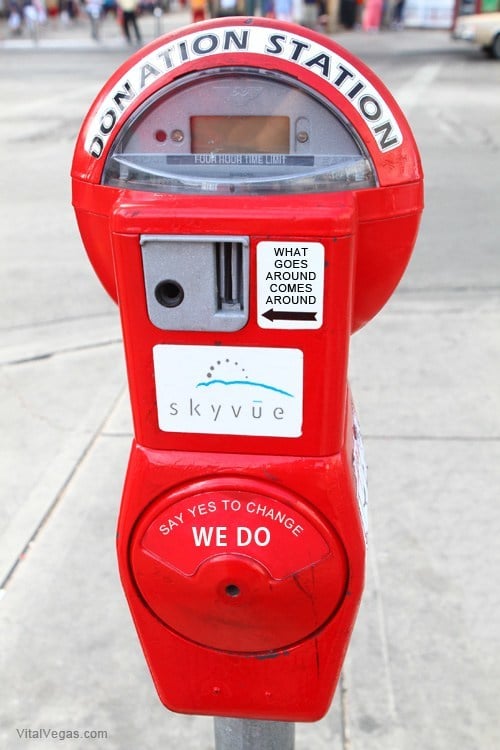 SkyVue donation stations