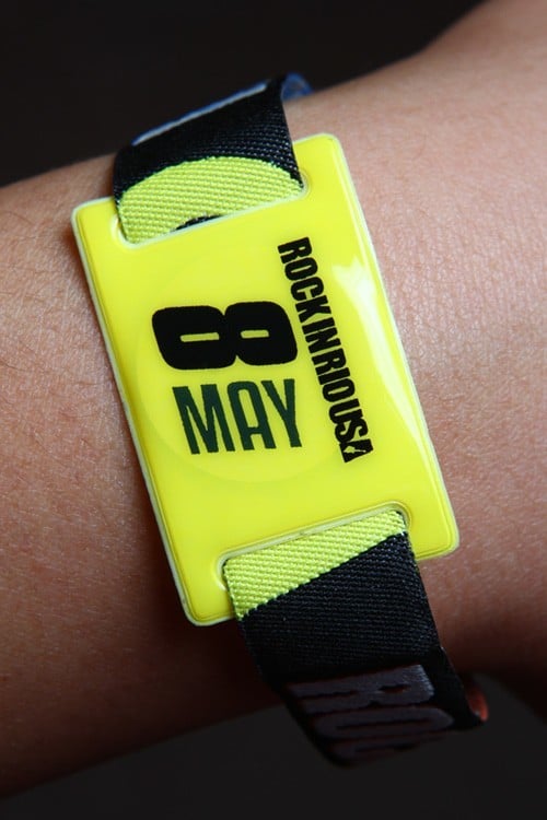 Rock in Rio USA wristband
