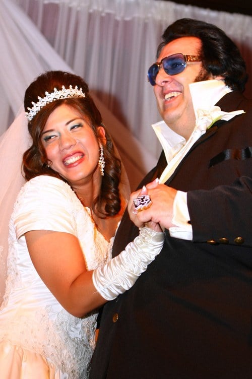 Big Elvis wedding