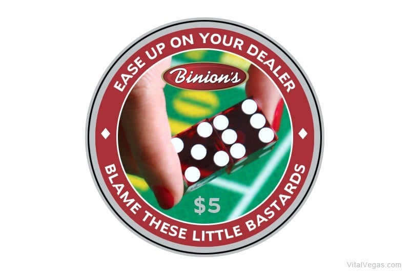 Binion's casino chip