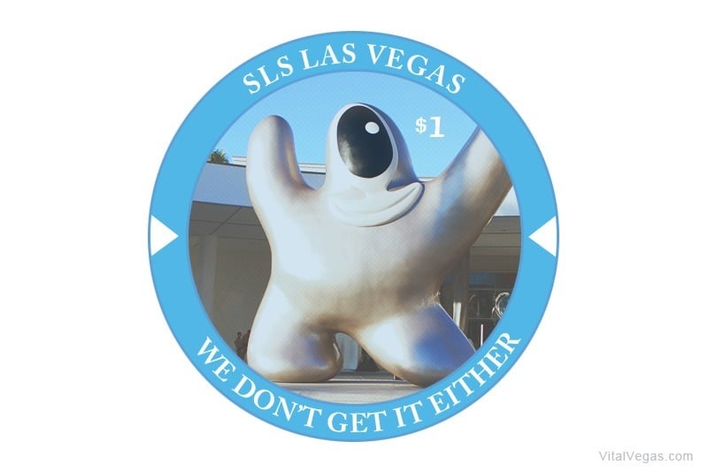 SLS casino chip