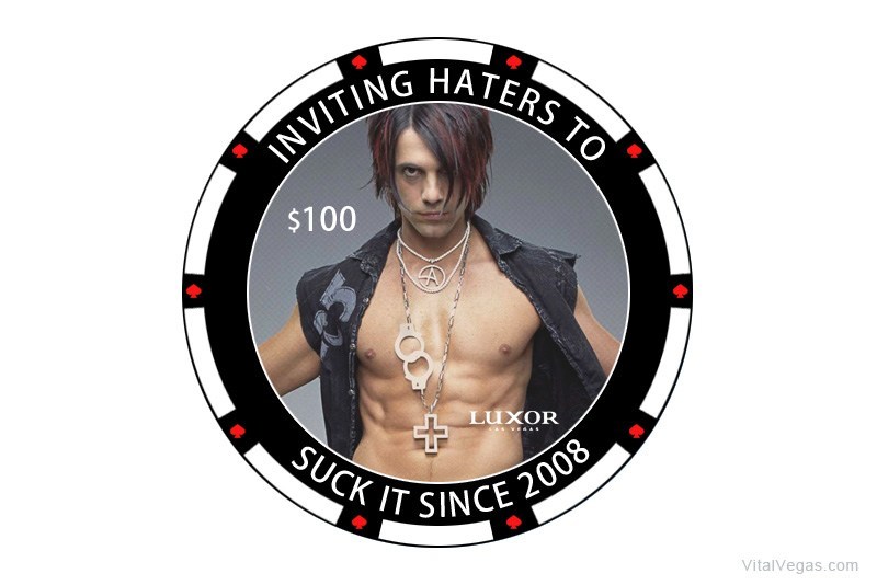 Criss Angel casino chip