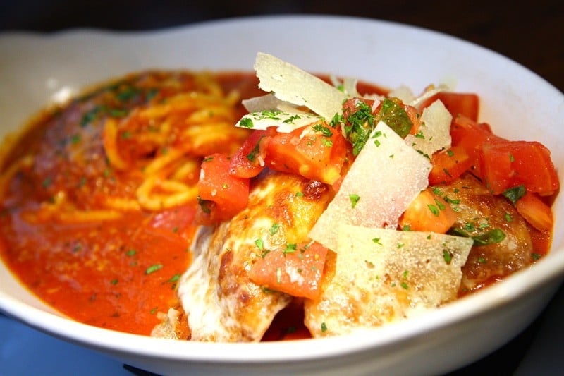 Nove restaurant chicken parm