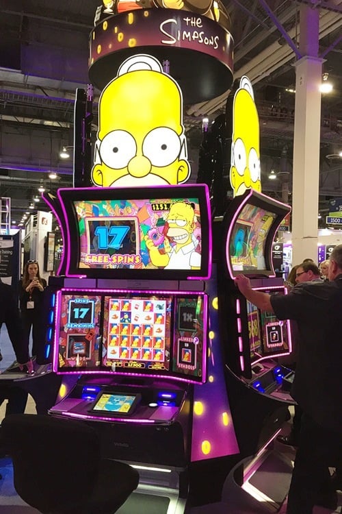 Simpsons slot machine