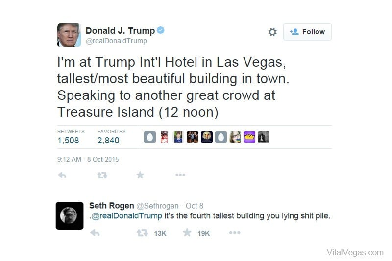 Trump Rogen Tweets