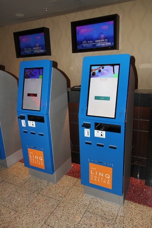 Linq Las Vegas kiosks