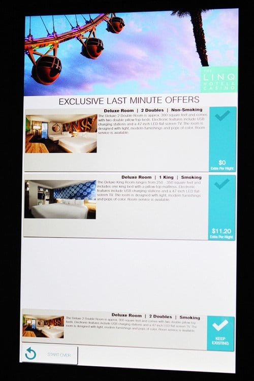 Linq check-in kiosk