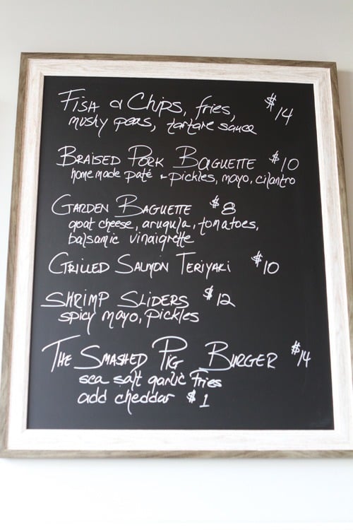 Smashed Pig Gastropub lunch