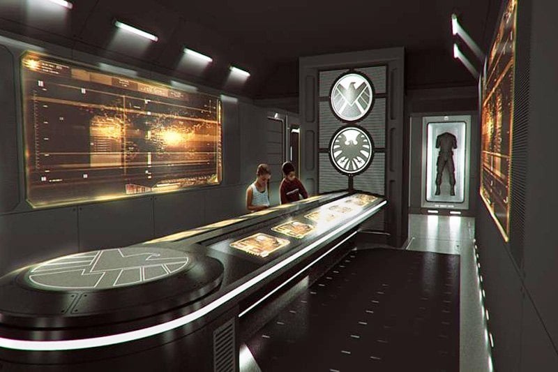 Treasure Island Avengers exhibit