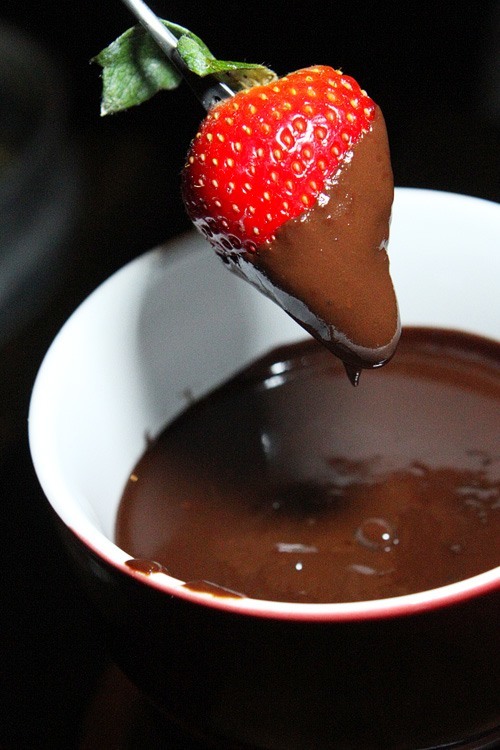 F. Pigalle chocolate fondue
