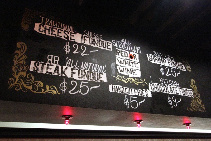 F. Pigalle menu