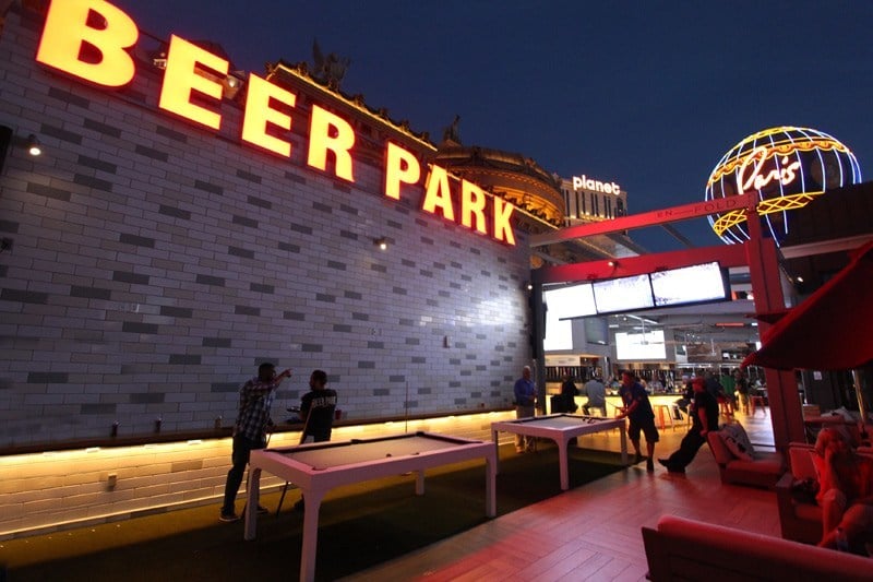 Beer Park's CNF fee, like it's pool tables, requires lots of balls.