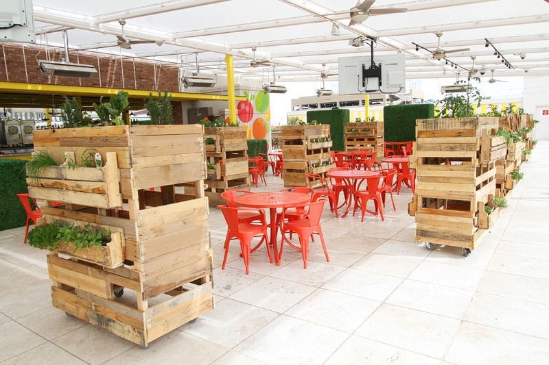 Citrus pool deck