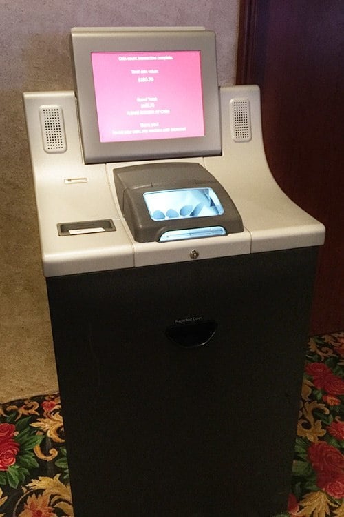 El Cortez coins change sorter