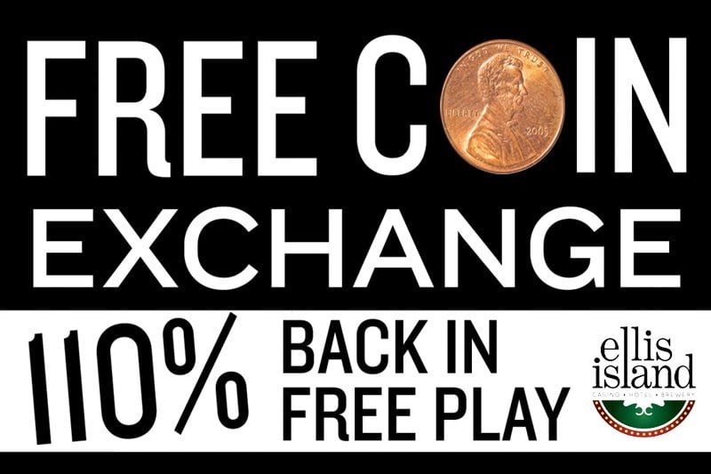 Ellis Island coin exchange promotion