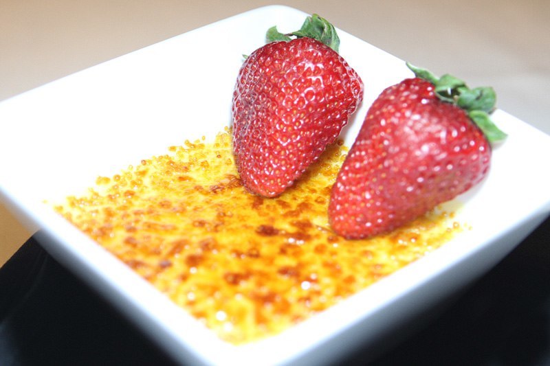 Edge Steakhouse creme brulee