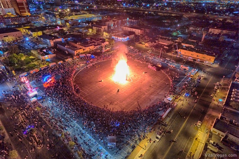 Life Cube burn Las Vegas
