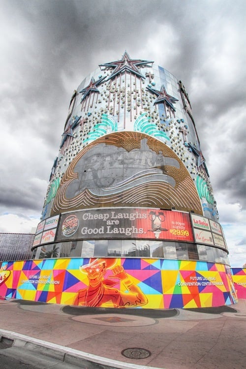 Riviera Hotel sign, Las Vegas, The Riviera Hotel is still i…