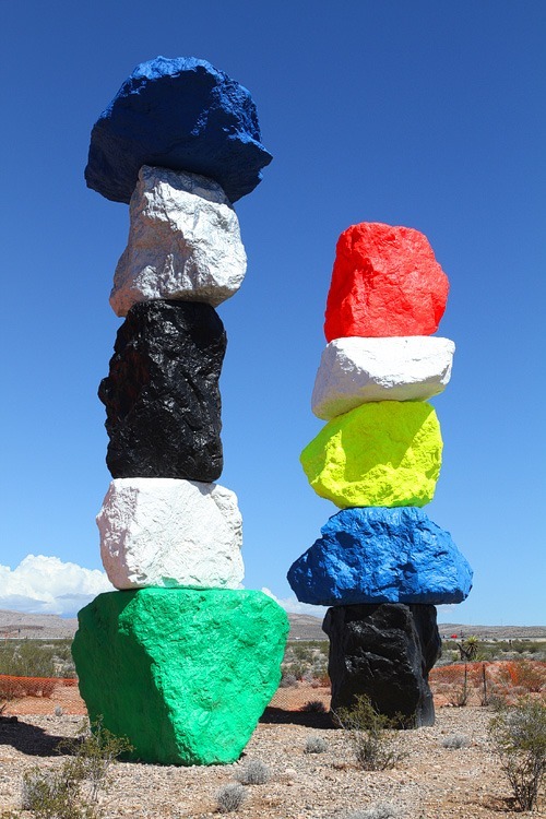 colored rocks near Las Vegas