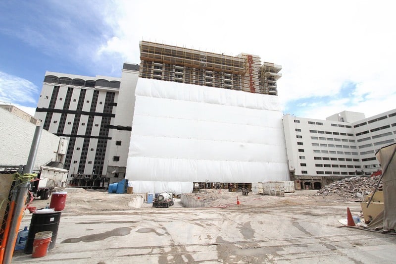 Riviera Demolition Reaches Iconic Facade, Implosions Imminent