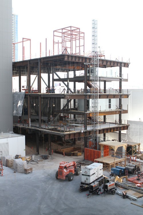 SLS Las Vegas construction