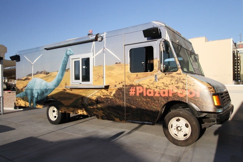 Plaza pool food truck