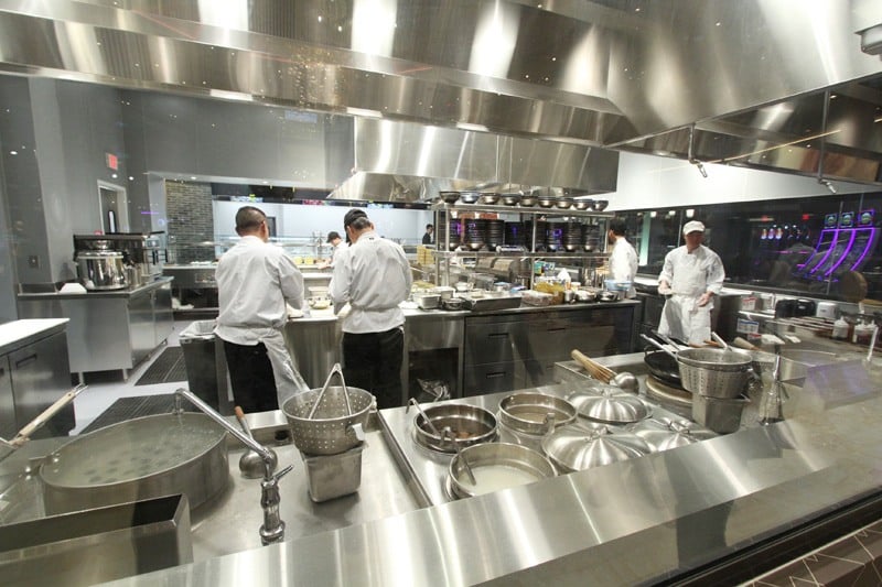 Lucky Dragon open kitchen