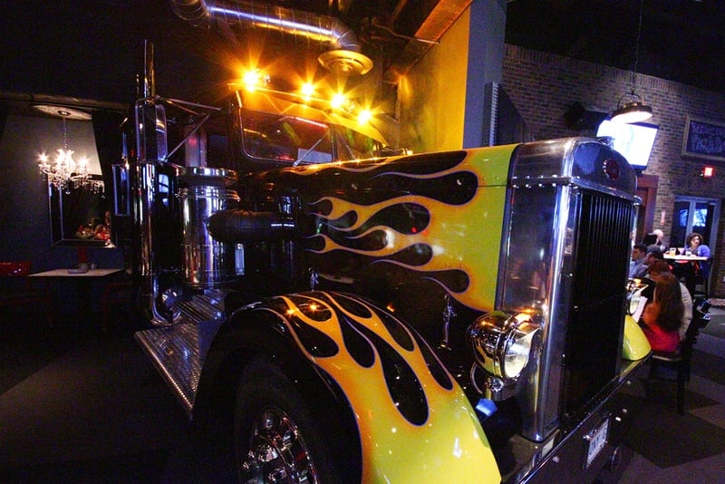 Pizza Rock truck cab