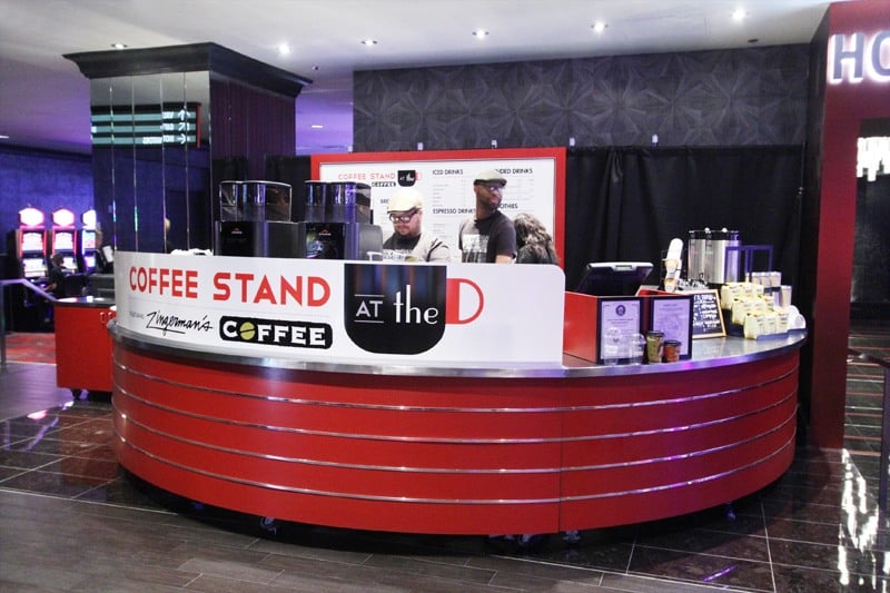 Coffee stand at The D