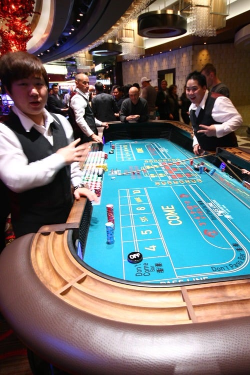 Casino craps dealers