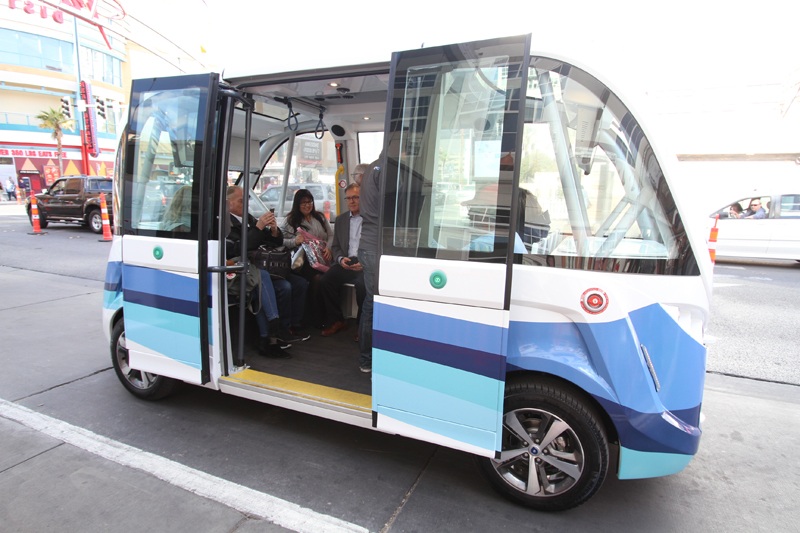 Driverless shuttle