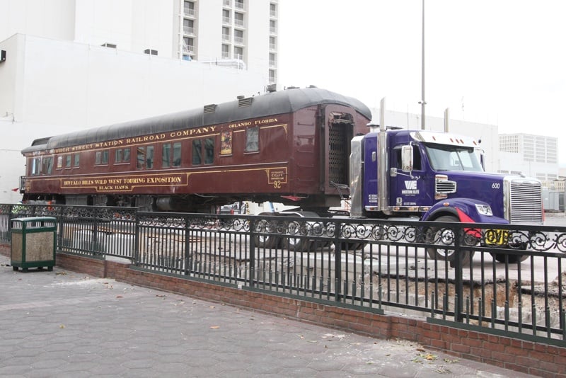 Main Street Station train cars