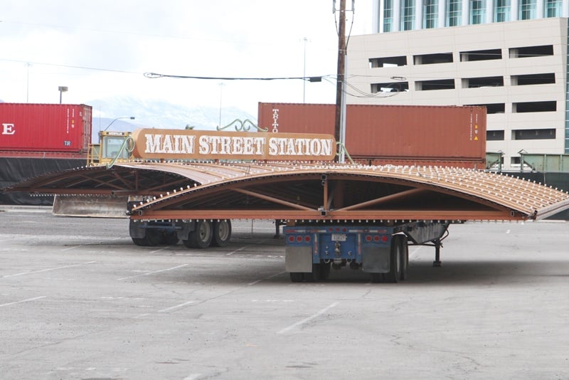 Downtown Las Vegas trains