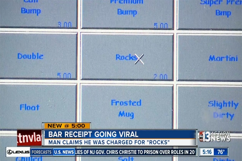 Rocks receipt