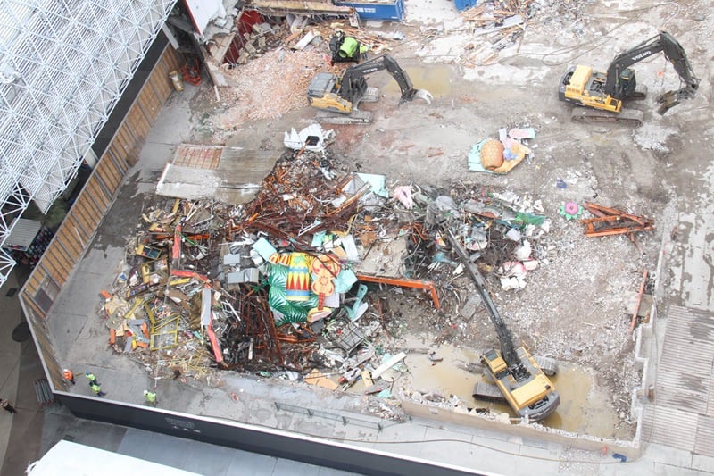 Mermaids demolition