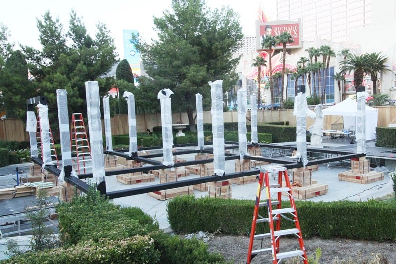 Caesars Palace fountains