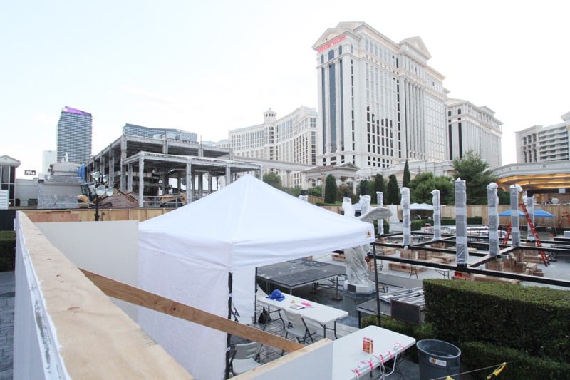 Caesars Palace fountains