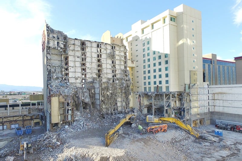 Las Vegas Club demolition